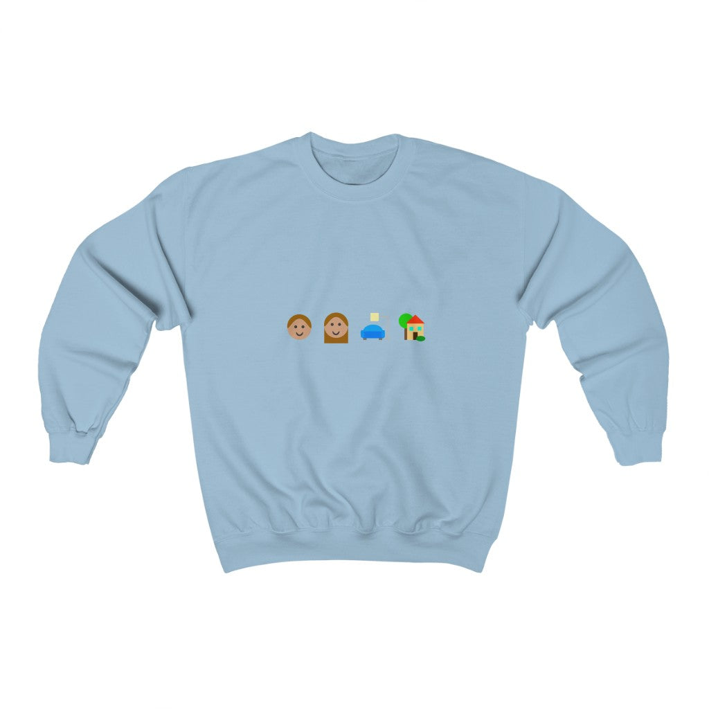 Unisex Heavy Blend™ Crewneck Sweatshirt #63 Emojitastic