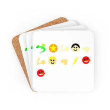 Load image into Gallery viewer, Cork Back Coaster #55 Emojitastic
