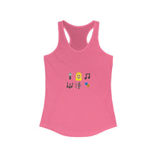 Load image into Gallery viewer, Women&#39;s Ideal Racerback Tank #74 Emojitastic
