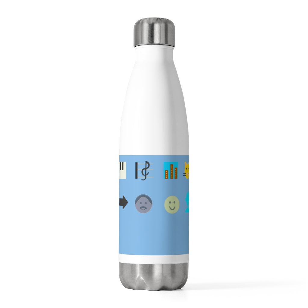 20oz Insulated Bottle #165 Emojitastic