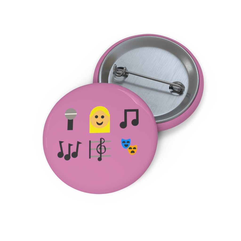 Custom Pin Buttons #74 Emojitastic