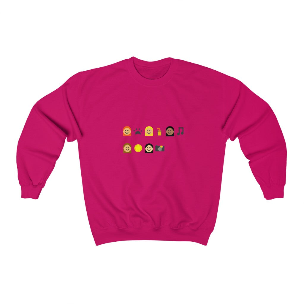 Unisex Heavy Blend™ Crewneck Sweatshirt #88 Emojitastic