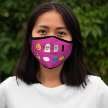 Load image into Gallery viewer, Fitted Polyester Face Mask #120 Emojitastic
