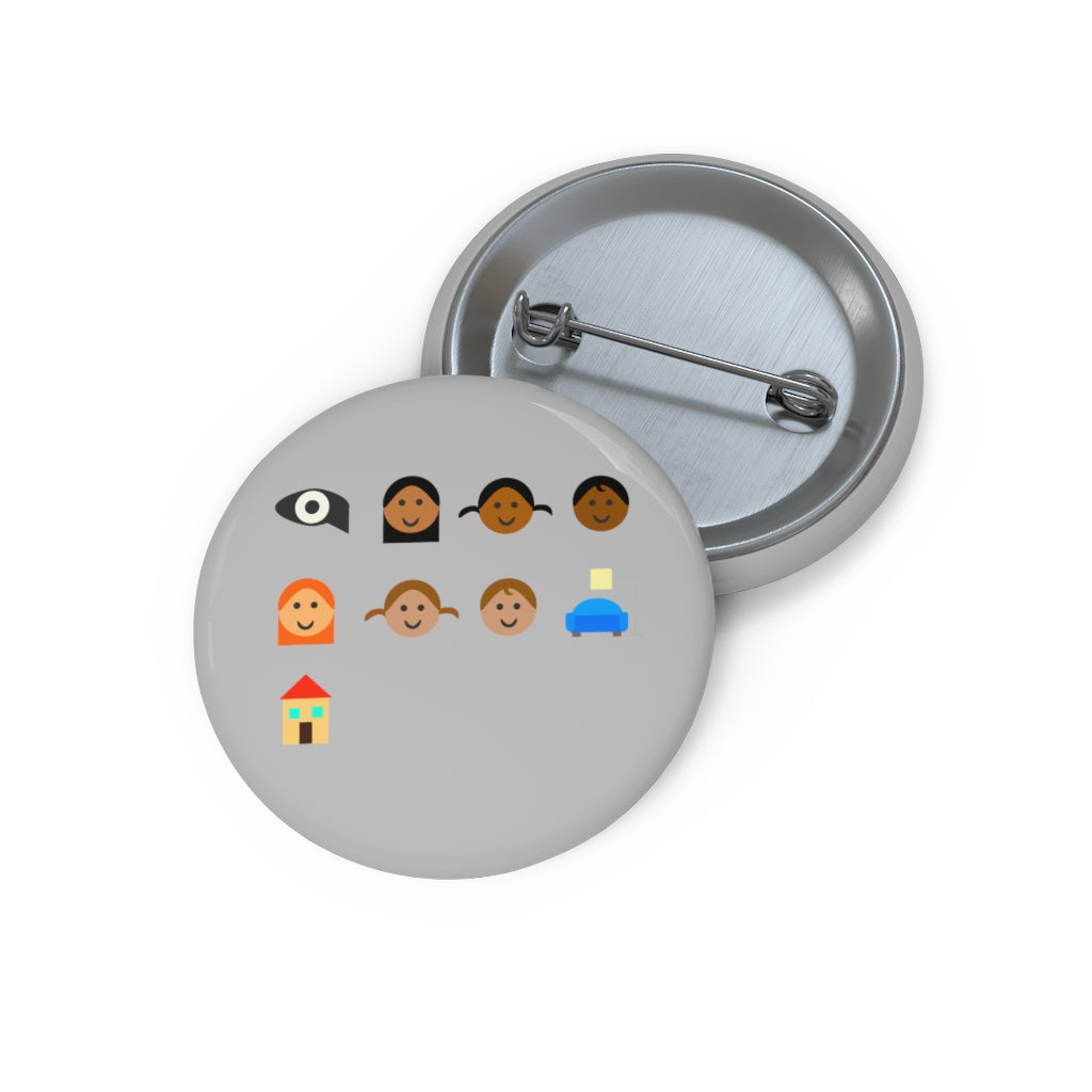 Custom Pin Buttons #140 Emojitastic