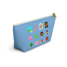 Load image into Gallery viewer, Accessory Pouch w T-bottom #86 Emojitastic
