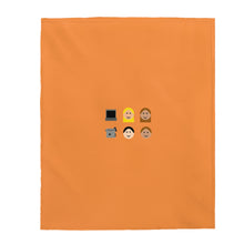 Load image into Gallery viewer, Velveteen Plush Blanket #79 Emojitastic
