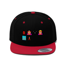 Load image into Gallery viewer, Unisex Flat Bill Hat #109 Emojitastic
