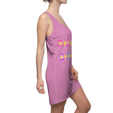 Load image into Gallery viewer, Women&#39;s Cut &amp; Sew Racerback Dress #172 Emojitastic

