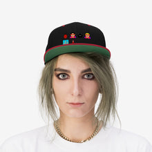 Load image into Gallery viewer, Unisex Flat Bill Hat #109 Emojitastic
