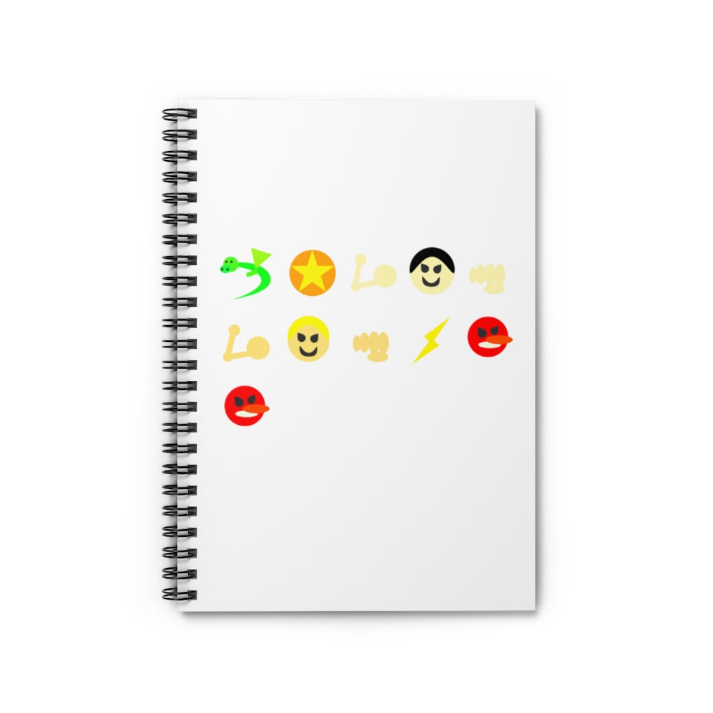 Spiral Notebook - Ruled Line #55 Emojitastic