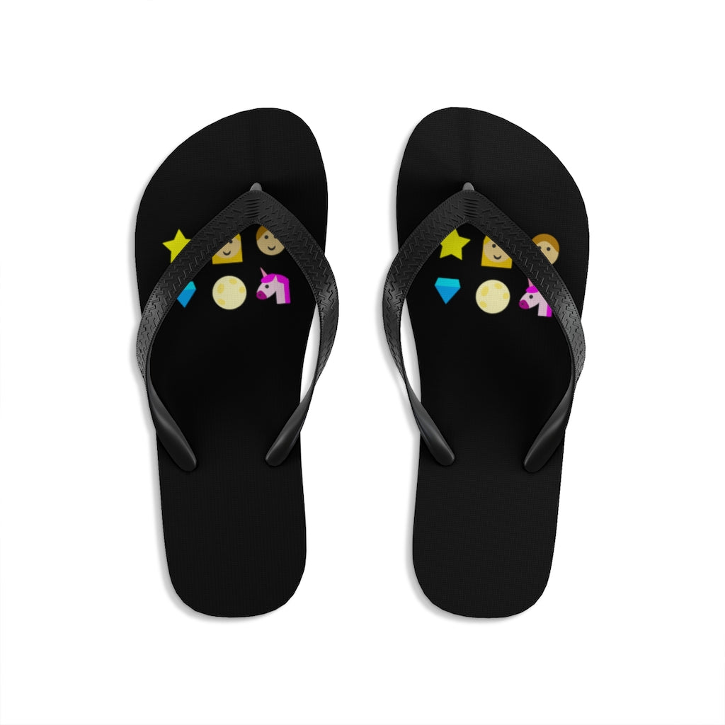 Unisex Flip-Flops #173 Emojitastic
