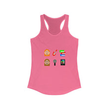 Load image into Gallery viewer, Women&#39;s Ideal Racerback Tank #101 Emojitastic
